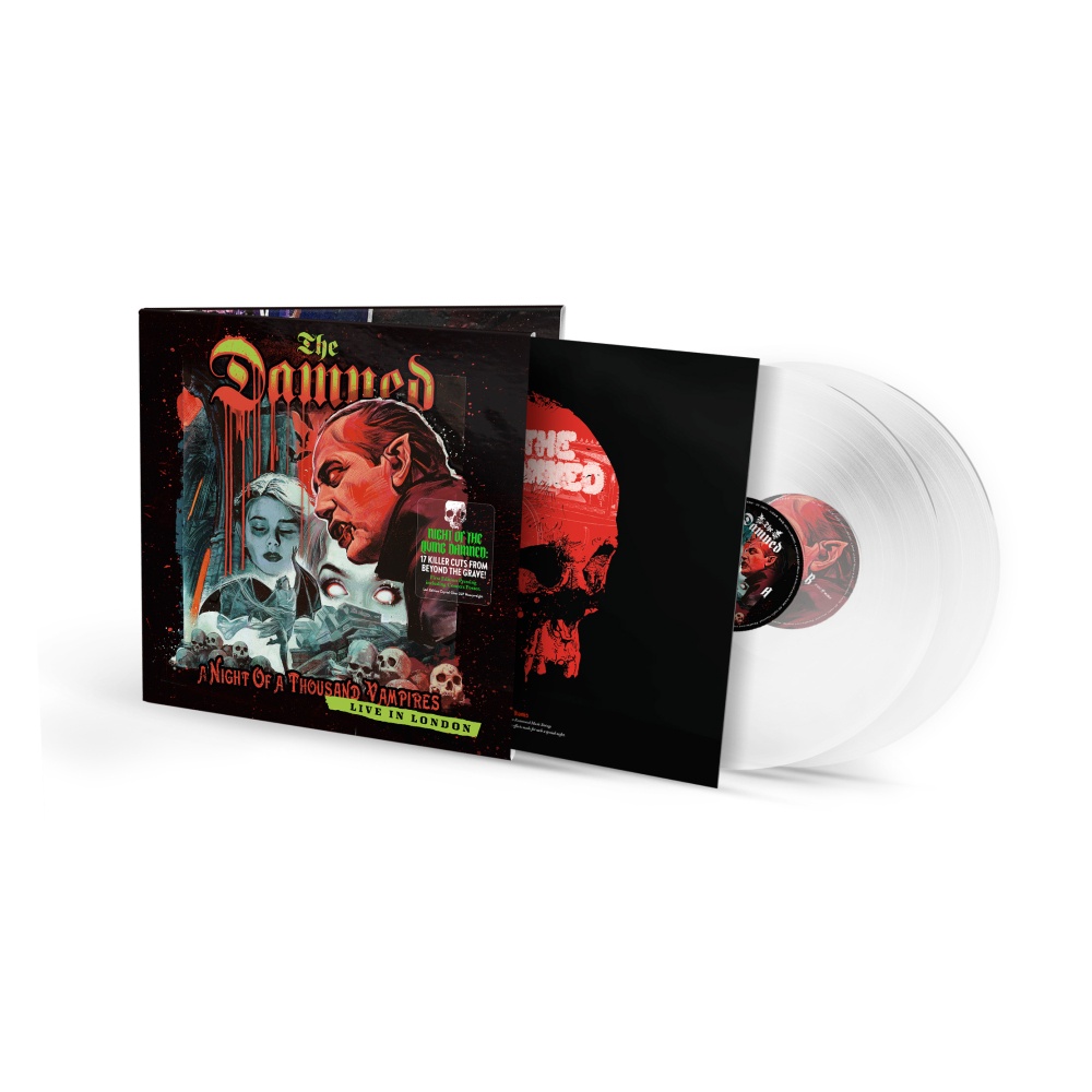 The Damned - A Night Of A Thousand Vampires (Ltd. Crystal Clear 2LP) Double Heavyweight Vinyl - Image 1