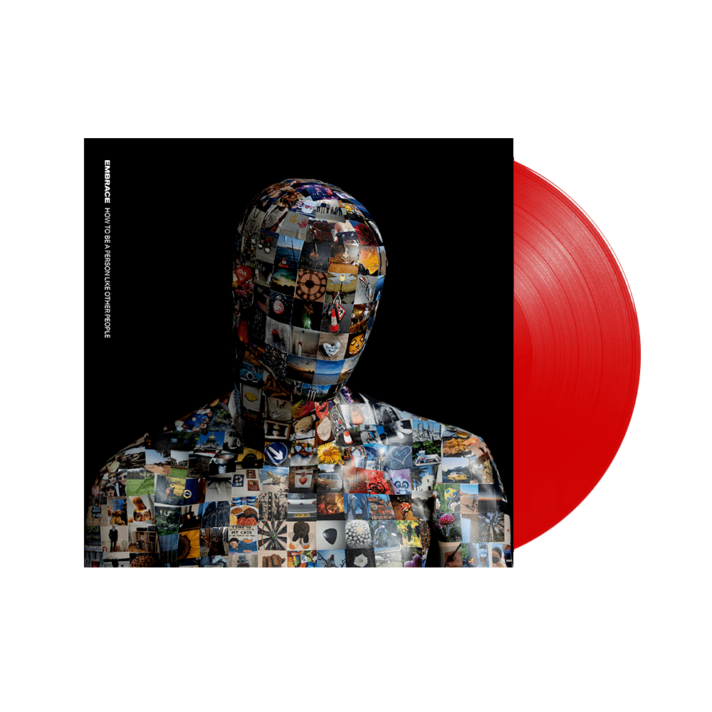 Embrace - How To Be A Person Like Other People Red Signed Vinyl - Image 1