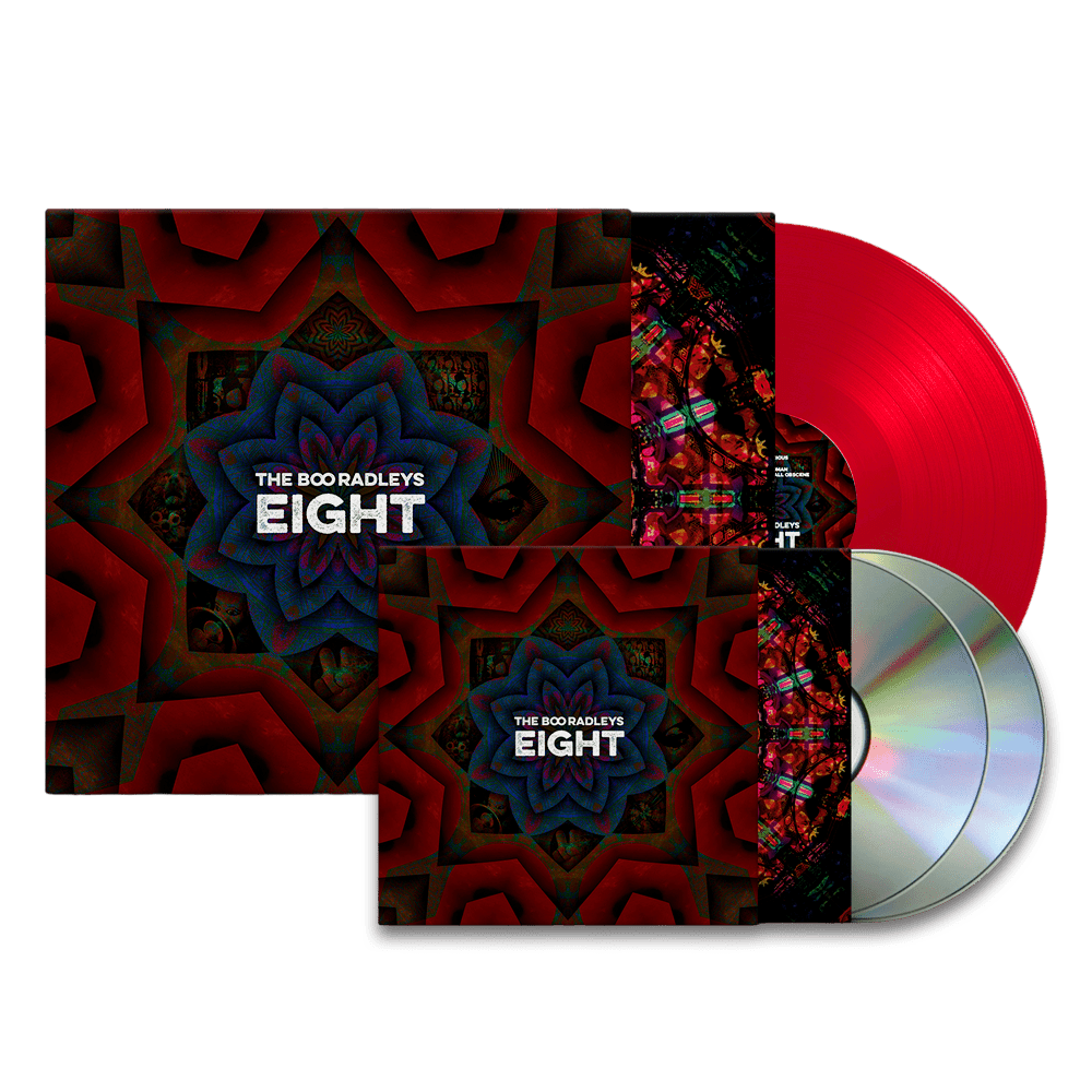 The Boo Radleys Print - Eight Trans Red Vinyl + Double CD Includes Signed Print - Image 1