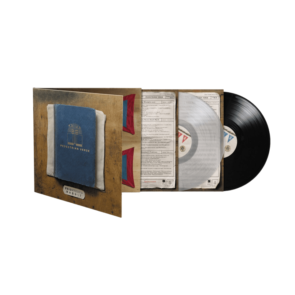 Frightened Rabbit - Pedestrian Verse 10th Anniversary Edition Clear + Black Double Vinyl