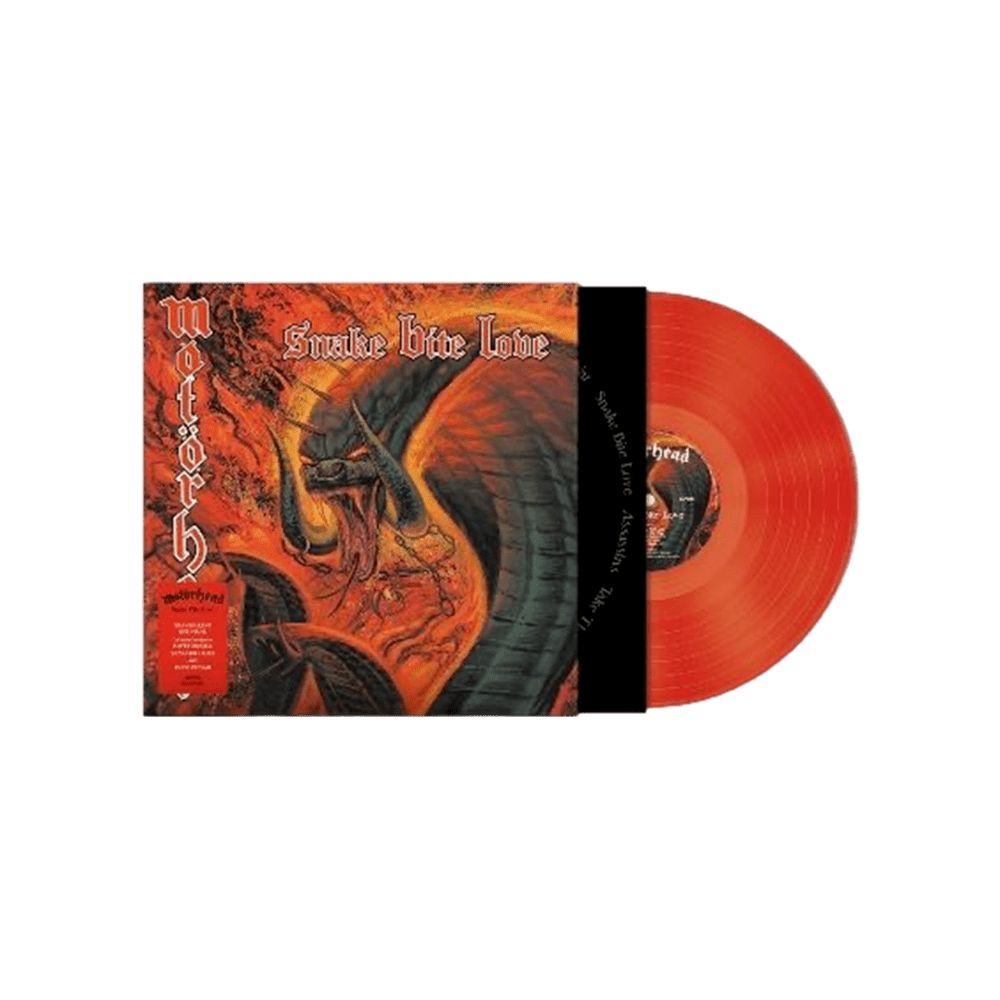 Motörhead - Snake Bite Love Transparent Red Vinyl