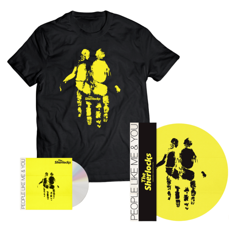 The Sherlocks T-Shirt - People Like Me & You Picture Disc + CD + T-Shirt - Image 1