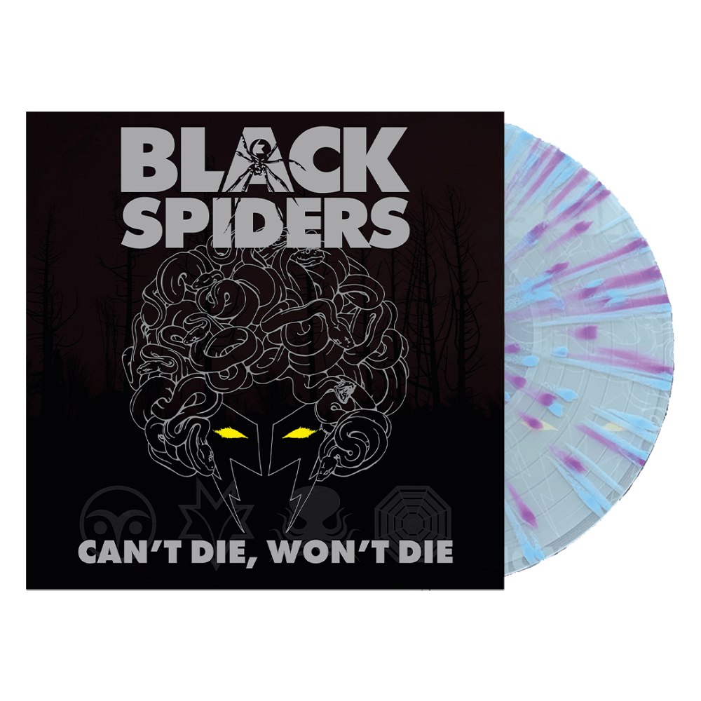 Black Spiders - Can't Die, Won't Die Splatter Vinyl - Image 1