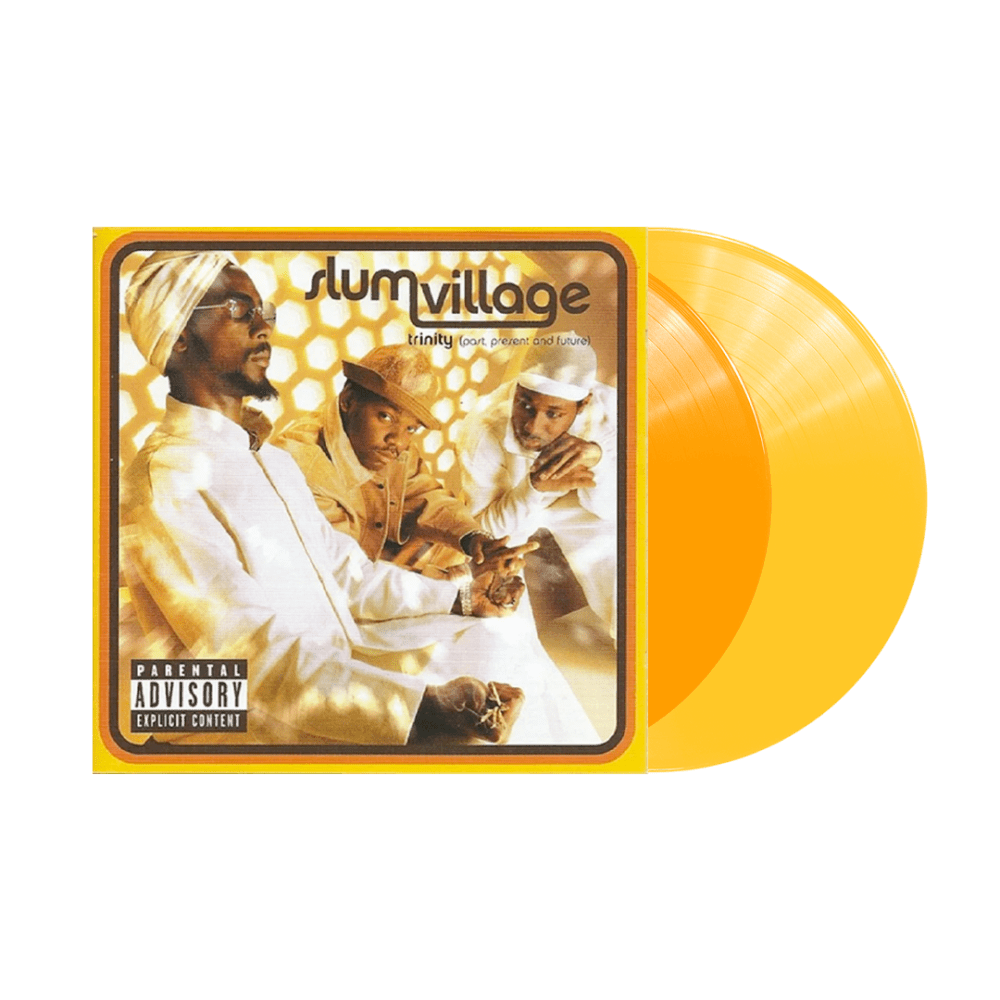Slum Village - Trinity (Past, Present and Future) RSD 2023 Canary Yellow + Tangerine Orange Double Vinyl