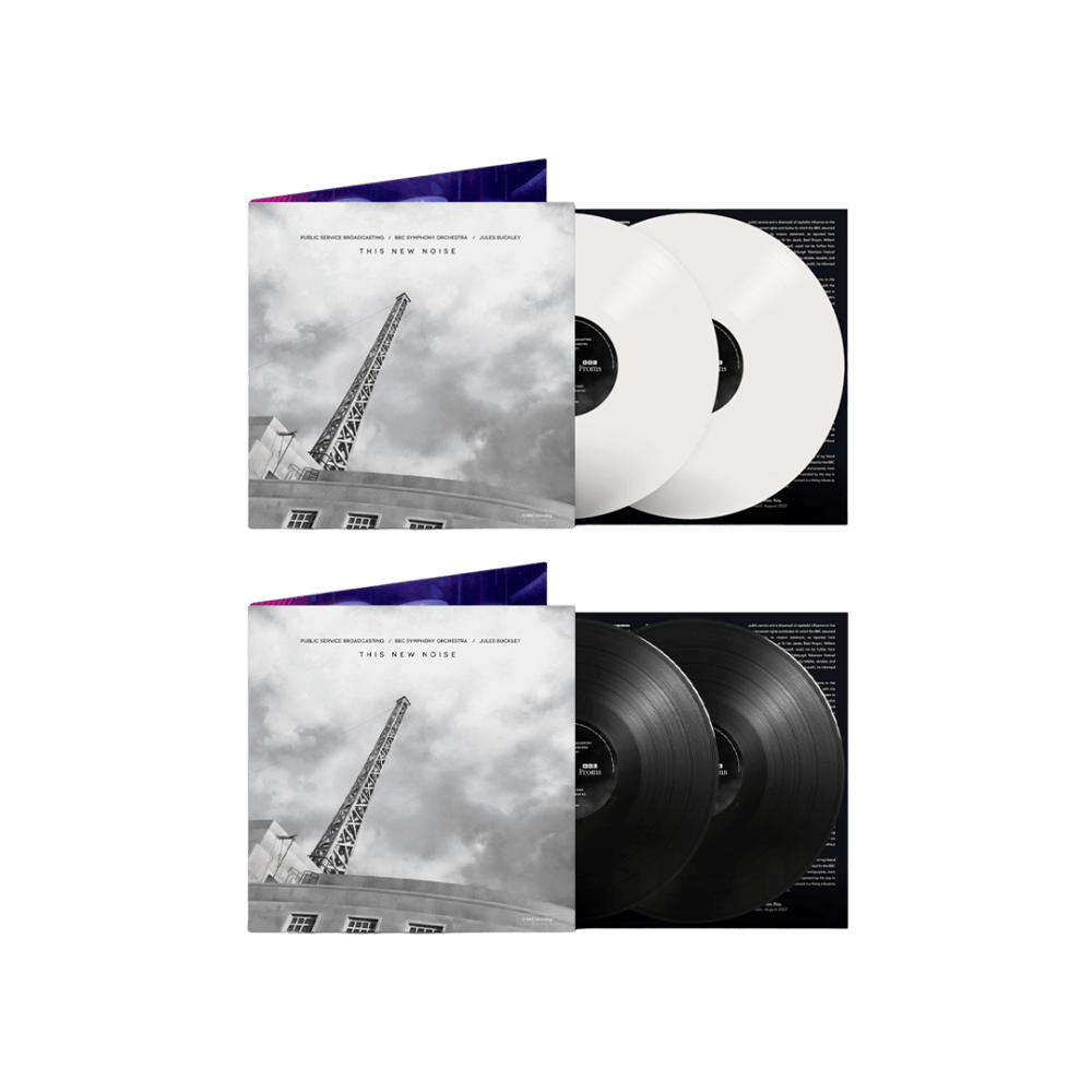 Public Service Broadcasting - This New Noise White & Black Double Vinyl - Image 1