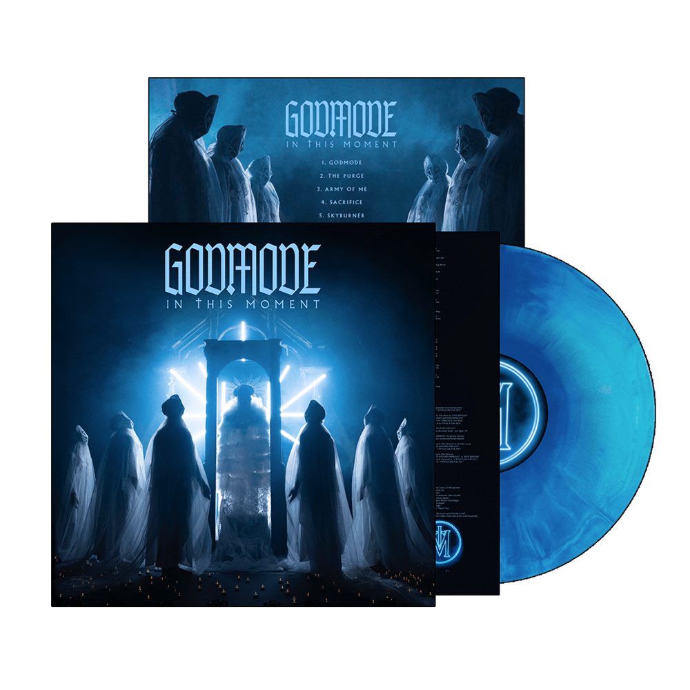 In This Moment - Godmode Opaque Galaxy Blue Vinyl - Image 1