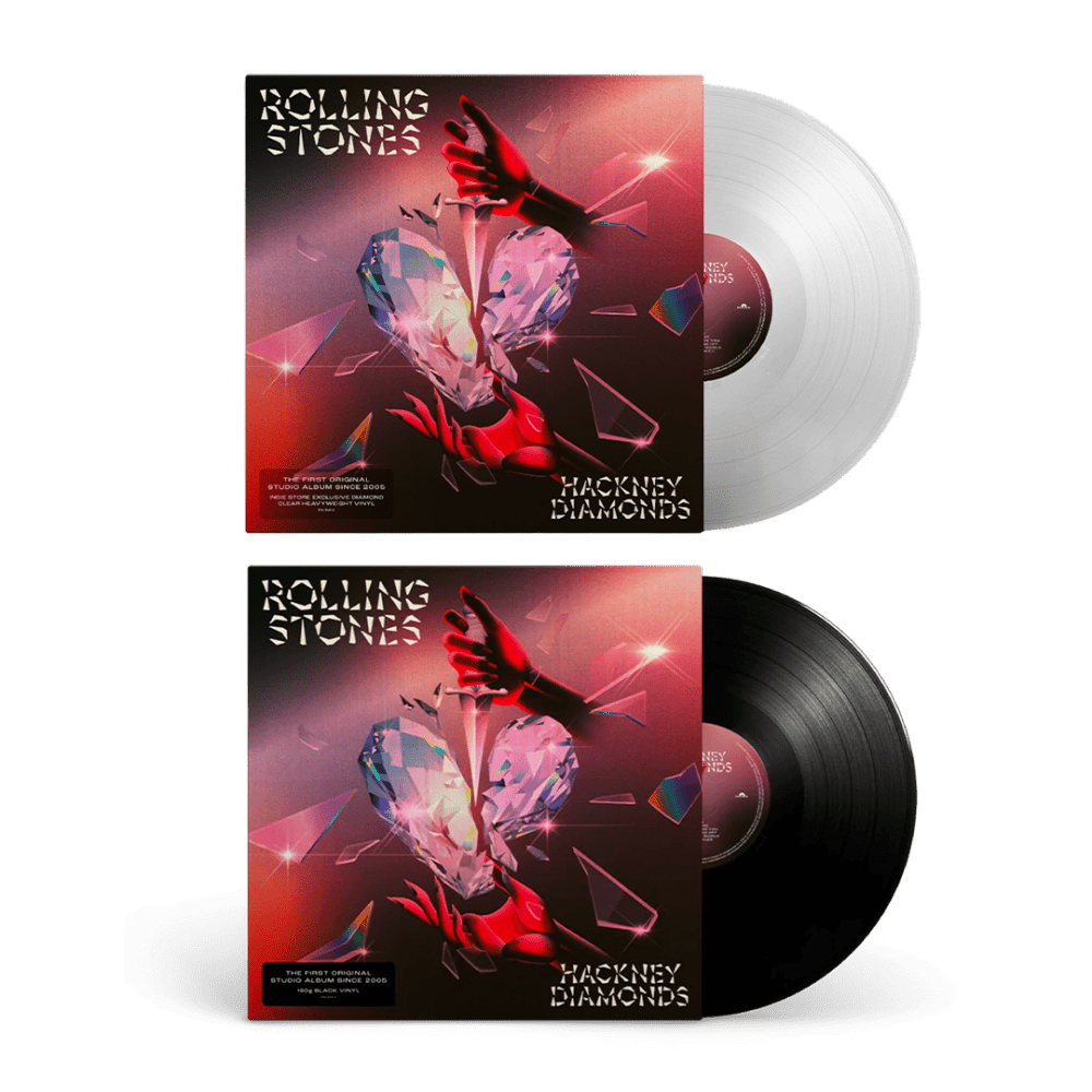 The Rolling Stones - Hackney Diamonds Clear Vinyl + Black Vinyl
