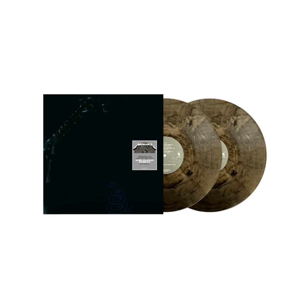 Metallica - Metallica Some Blacker Marbled Coloured Double Heavyweight Vinyl - Image 1