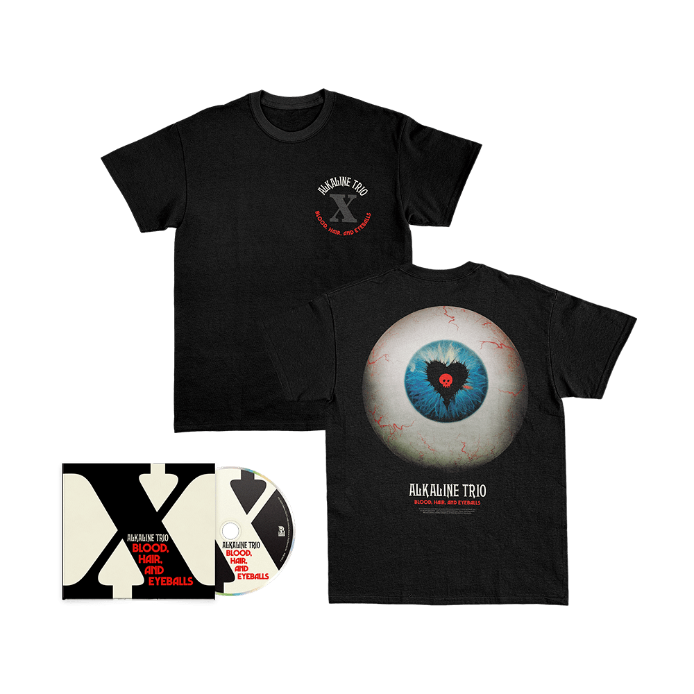 Alkaline Trio - Blood-Hair-And Eyeballs CD-Eyeball T-Shirt - Image 1