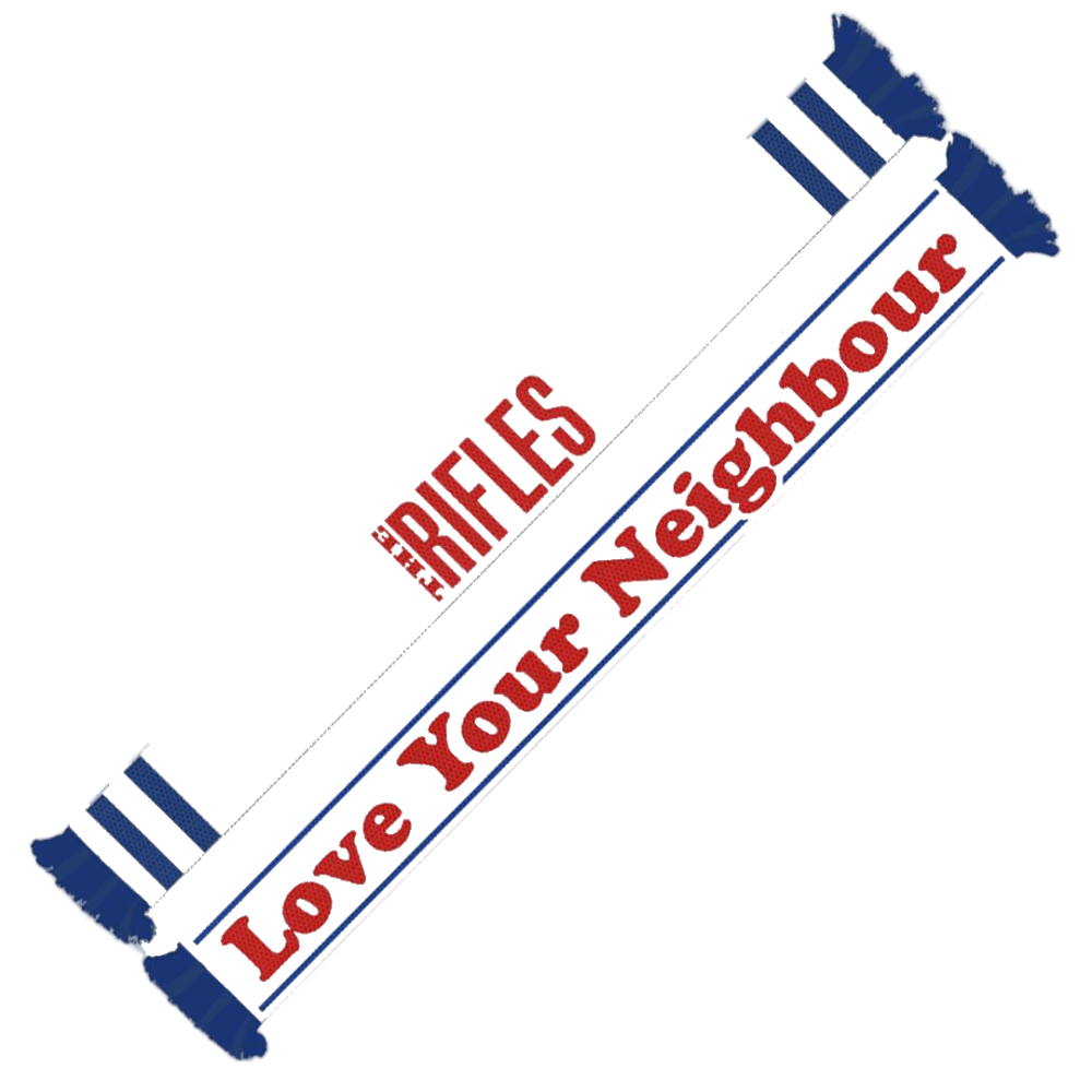 The Rifles Scarf - Love Your Neighbour Scarf - Image 1