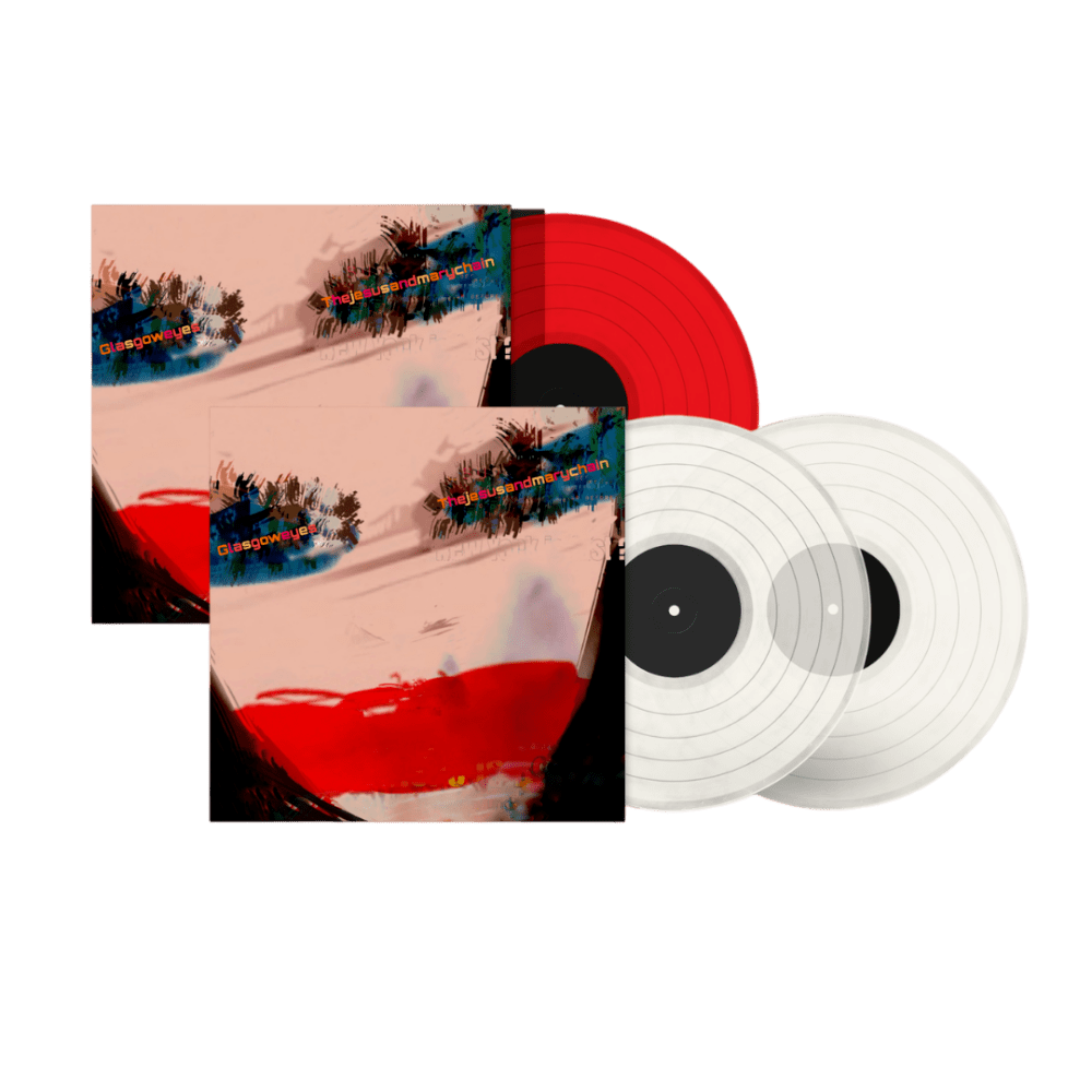 The Jesus and Mary Chain - Glasgow Eyes Clear Double Vinyl + Clear Red Vinyl