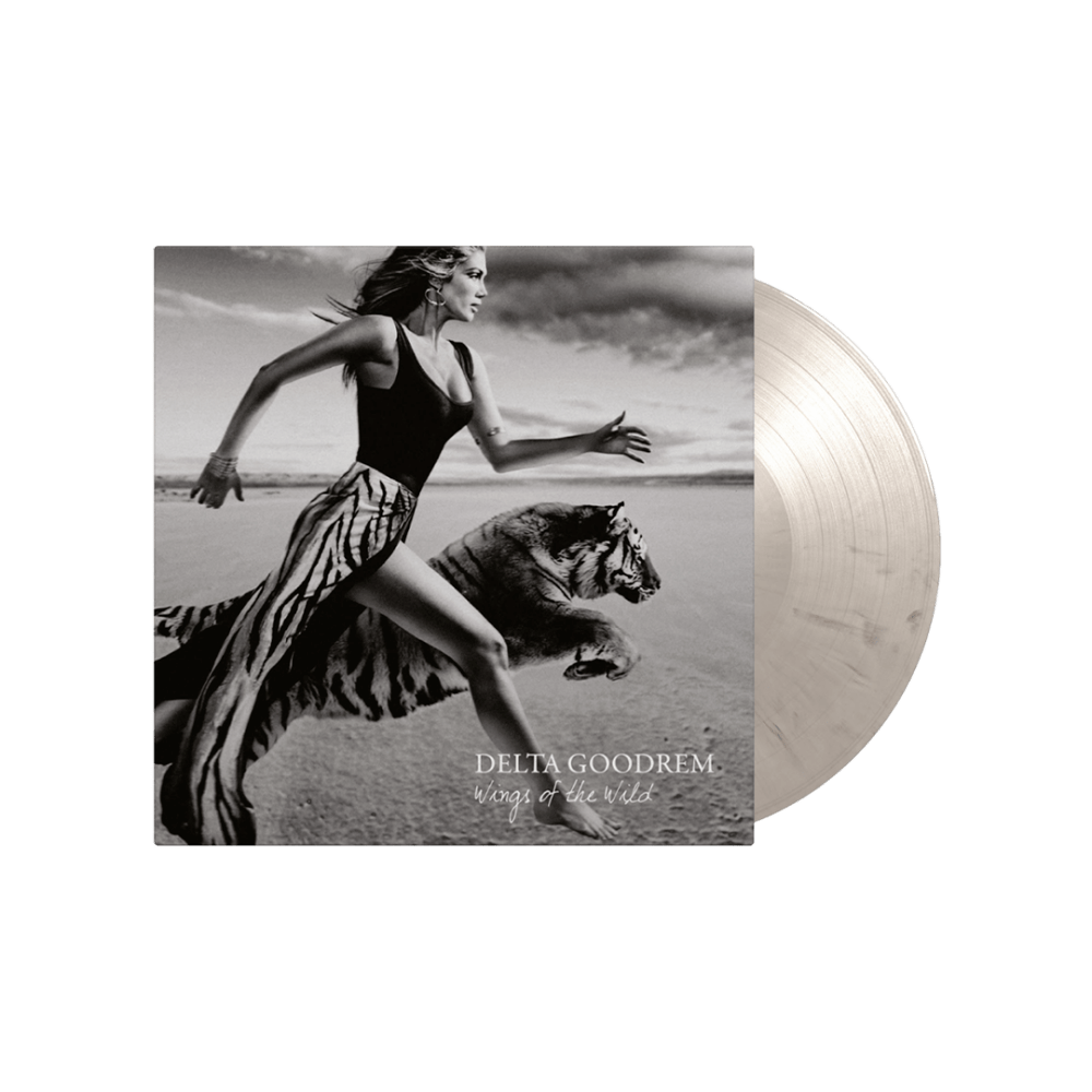 Delta Goodrem - Wings Of The Wild White & Black Marbled Heavyweight Vinyl - Image 1