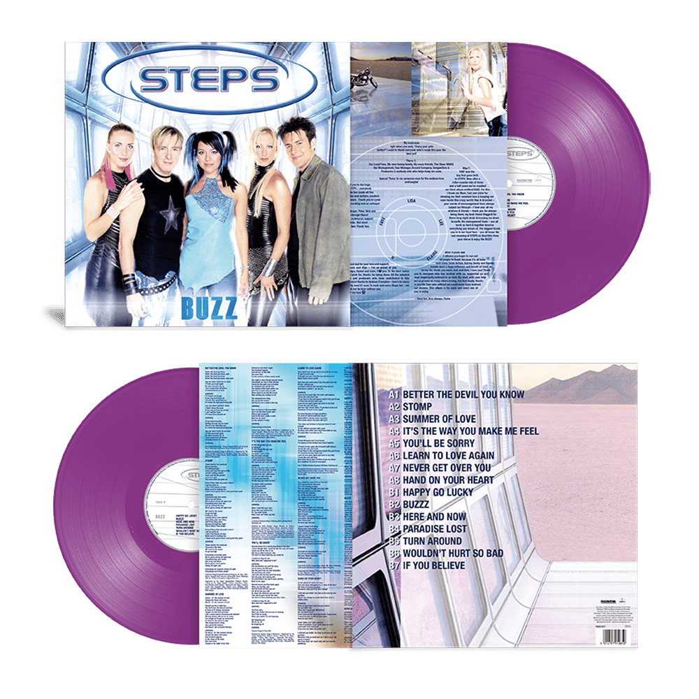Steps Vinyl - Buzz Neon Violet Vinyl - Image 1
