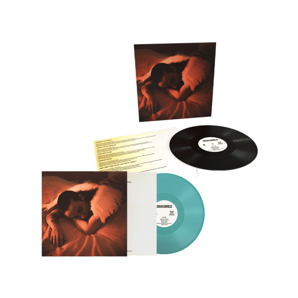 Sea Girls - Midnight Butterflies Petrol Coloured + Black Vinyl