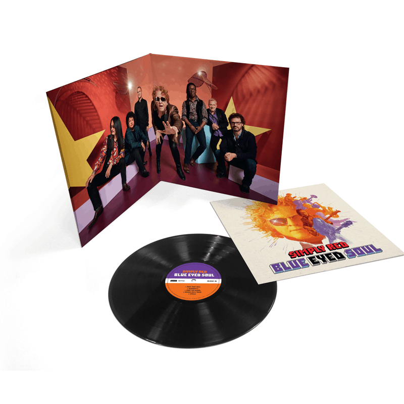 Simply Red - Blue Eyed Soul LP - Image 1