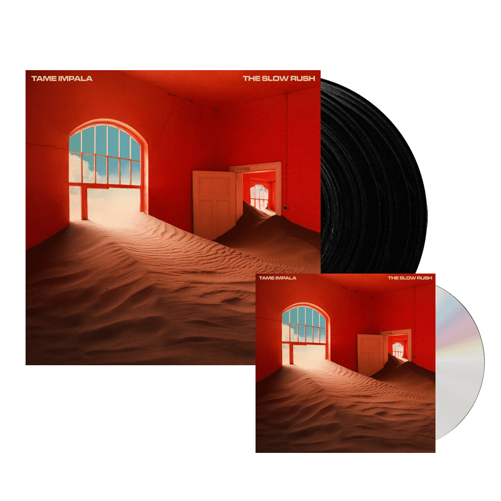 Tame Impala - The Slow Rush CD + Black Double Vinyl