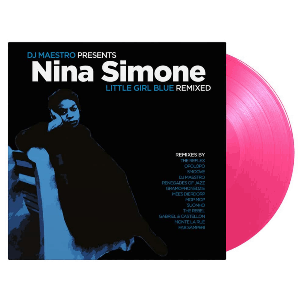 Nina Simone / DJ Maestro  - Little Girl Blue Remixed Pink  Heavyweight Vinyl - Image 1
