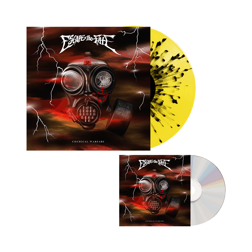 Escape The Fate - Chemical Warfare CD + Yellow Splatter Vinyl