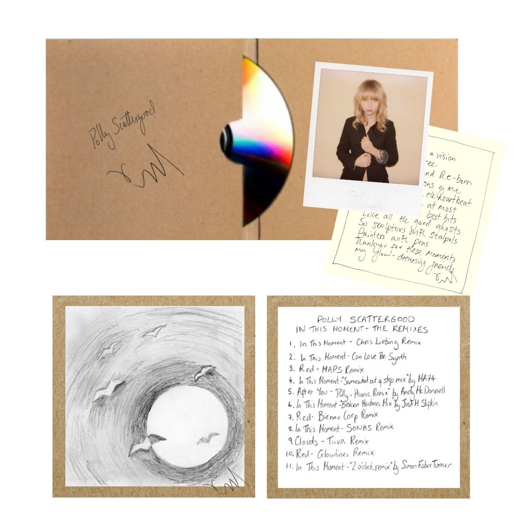 Polly Scattergood - In This Moment Remix CD Signed, Poem + Photo CD