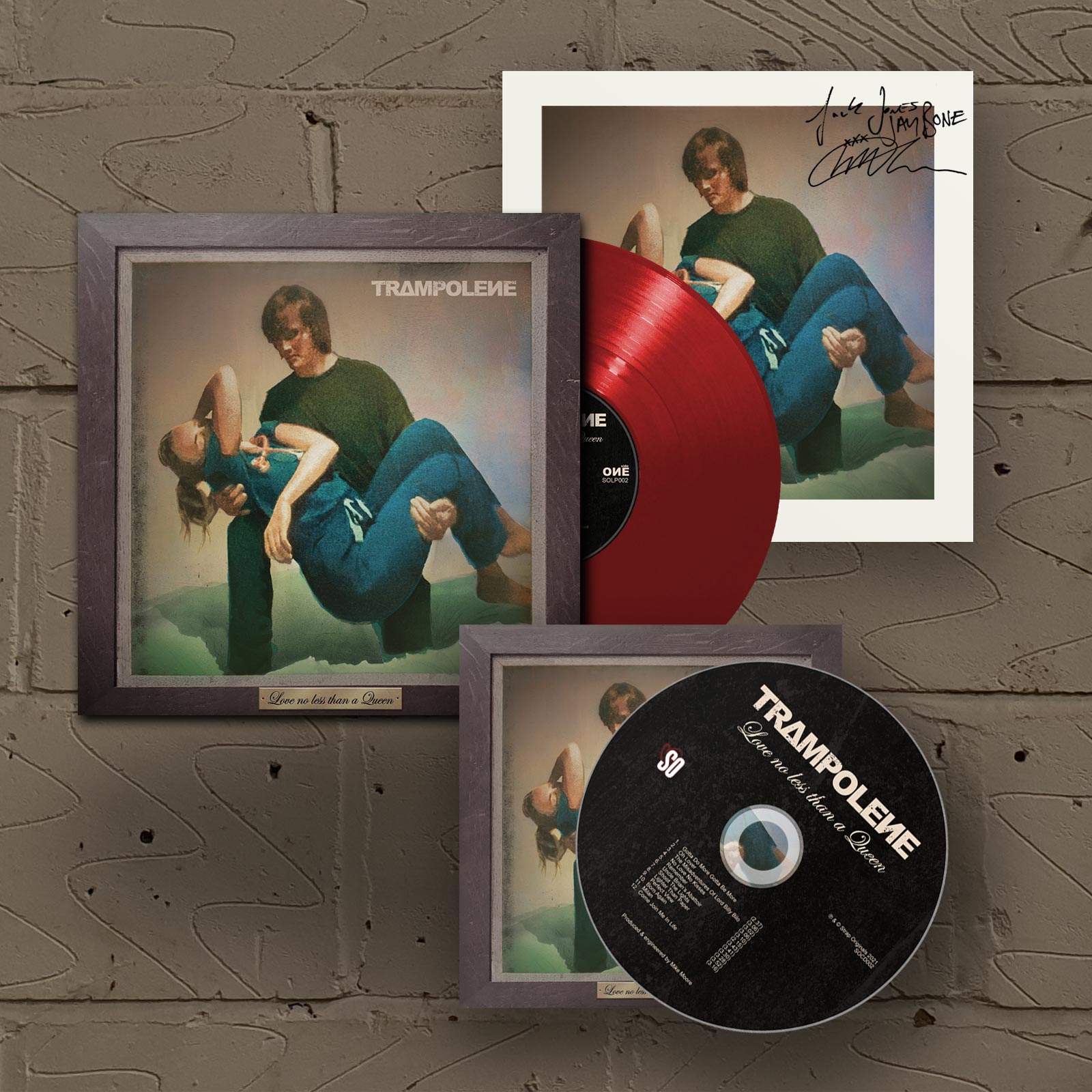 Trampolene - Red LP & Signed-CD - Image 1