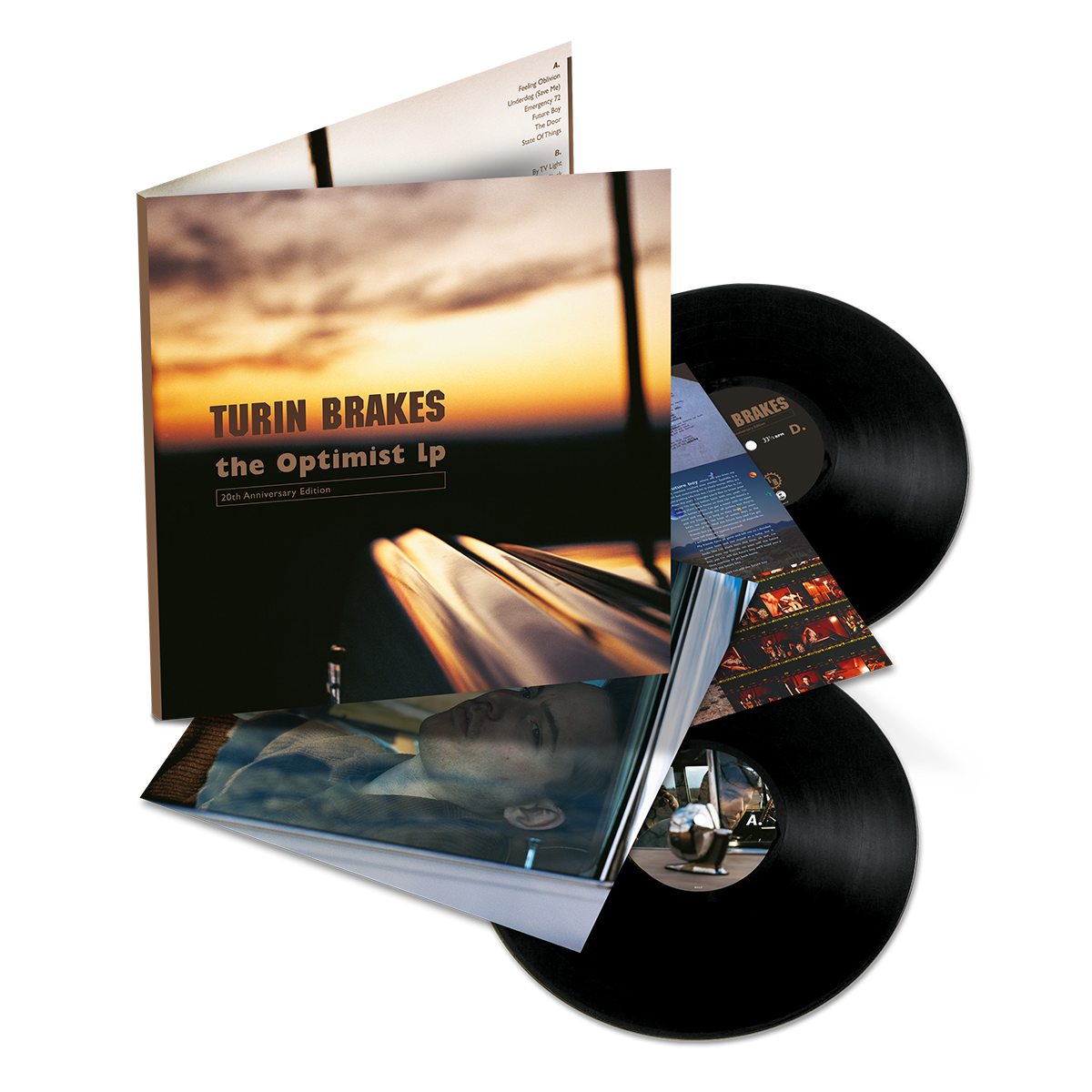 Turin Brakes - The Optimist Black Double-Vinyl - Image 1