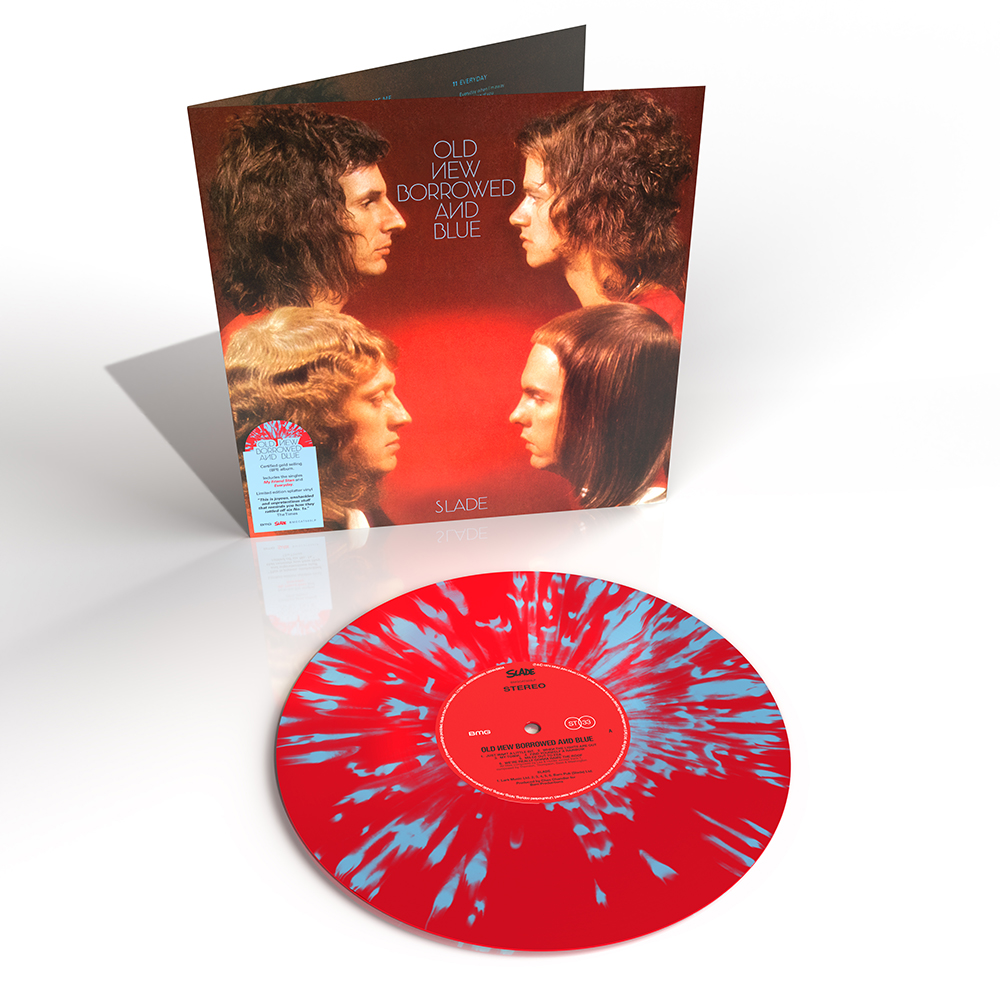 Slade - Old New Borrowed And Blue Splatter LP - Image 1
