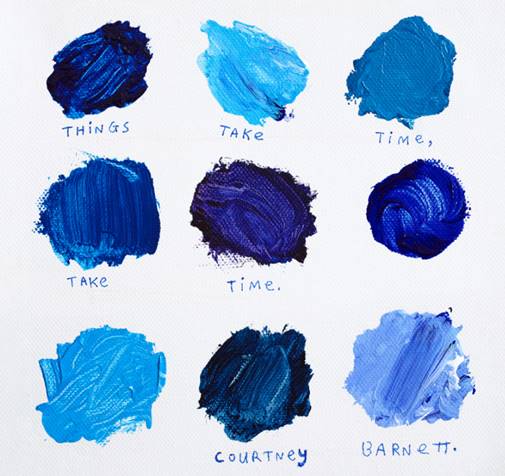 Courtney Barnett - Things Take Time, Take Time Blue Vinyl