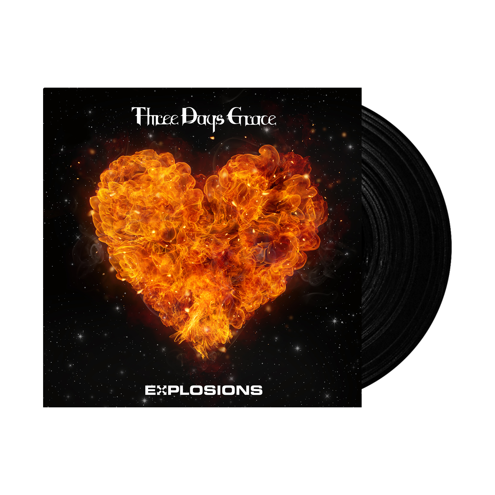 Three Days Grace - EXPLOSIONS Black 140g Vinyl LP - Image 1