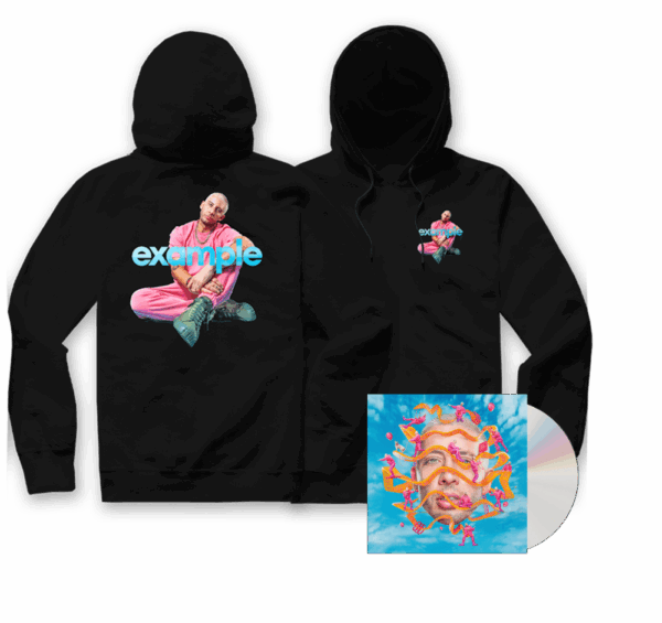 Example - We May Grow Old But We Never Grow Up CD + Hoodie