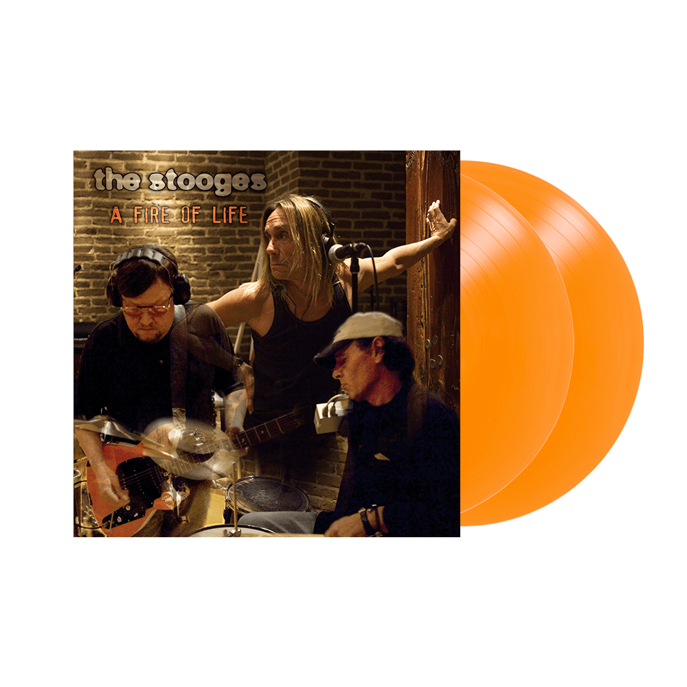 The Stooges - A Fire of Life Orange Double Vinyl