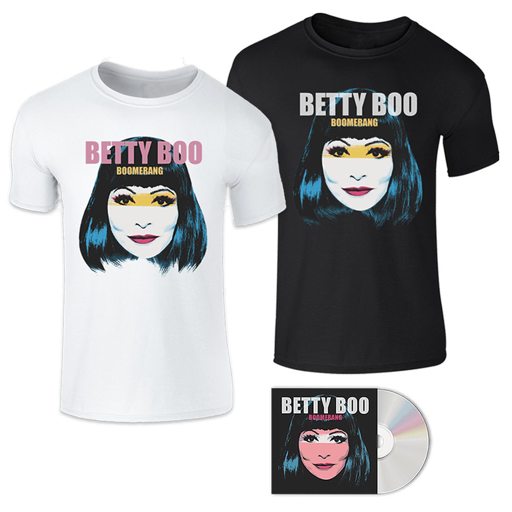 Betty Boo - Boomerang Signed CD-Album T-Shirt - Image 1