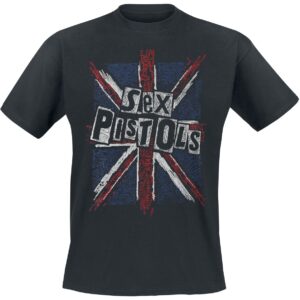 Sex Pistols T-Shirt - Union Jack - M to XXL - for Men - black - 100% cotton T-Shirts Band Merchandise