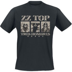 ZZ Top T-Shirt - Tres hombres - M to XXL - for Men - black - 100% cotton T-Shirts Band Merchandise