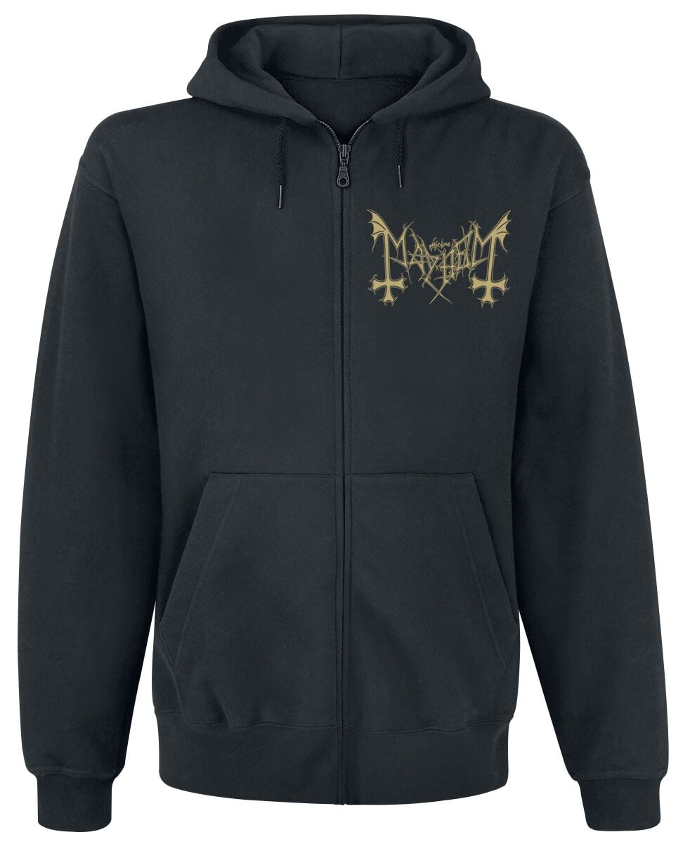 Mayhem Hooded zip - Daemon - M to XXL - for Men - black - 80% cotton, 20% polyester Hooded sweaters & -jackets Band Merchandise - Image 1