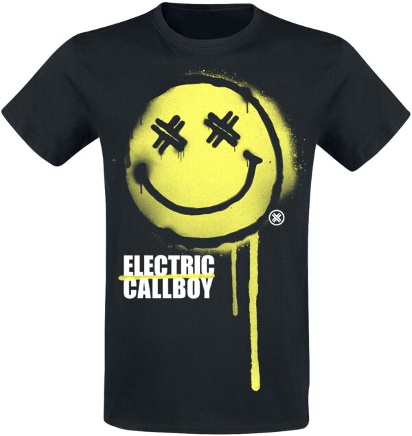 Electric Callboy T-Shirt - Spray Smile - S to 3XL - for Men - black - 100% cotton T-Shirts Band Merchandise - Image 1