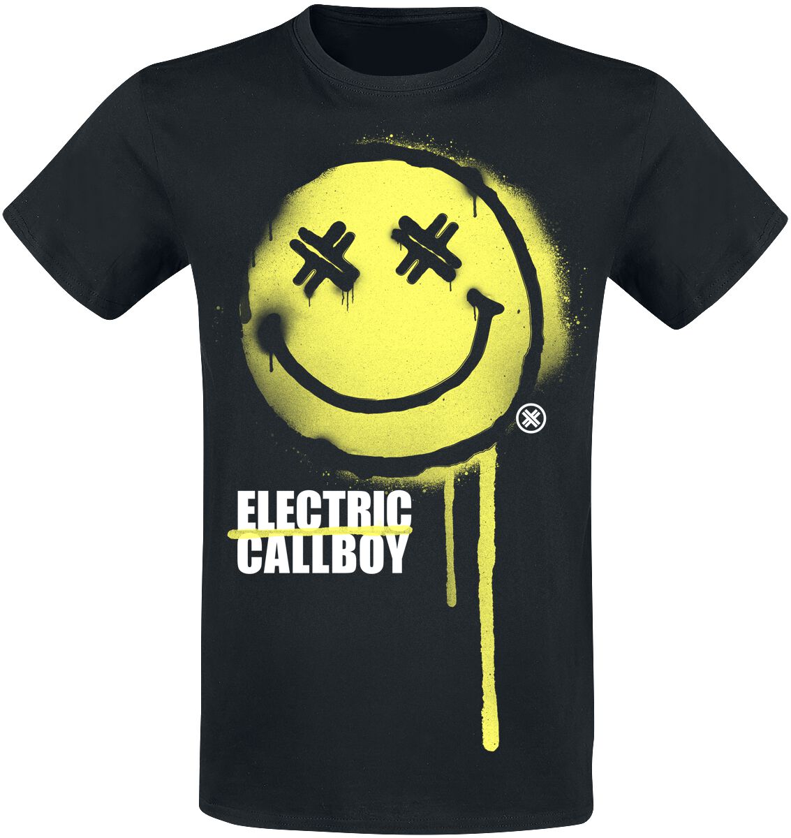 Electric Callboy T-Shirt - Spray Smile - S to 3XL - for Men - black - 100% cotton T-Shirts Band Merchandise - Image 1