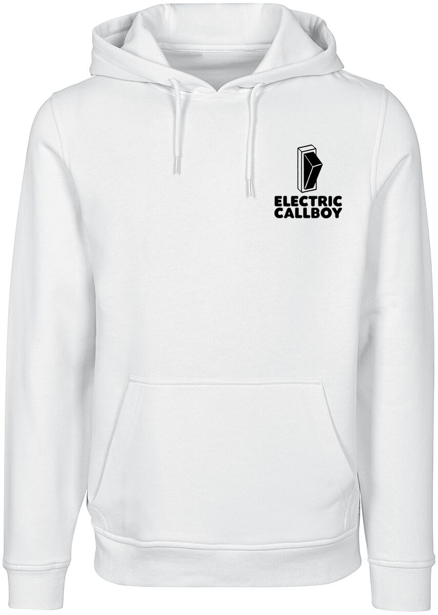 Electric Callboy Hooded sweater - Hypa Hypa Switch - S to XXL - for Men - white - 65% cotton, 35% polyester Hooded sweaters & -jackets Band Merchandise - Image 1