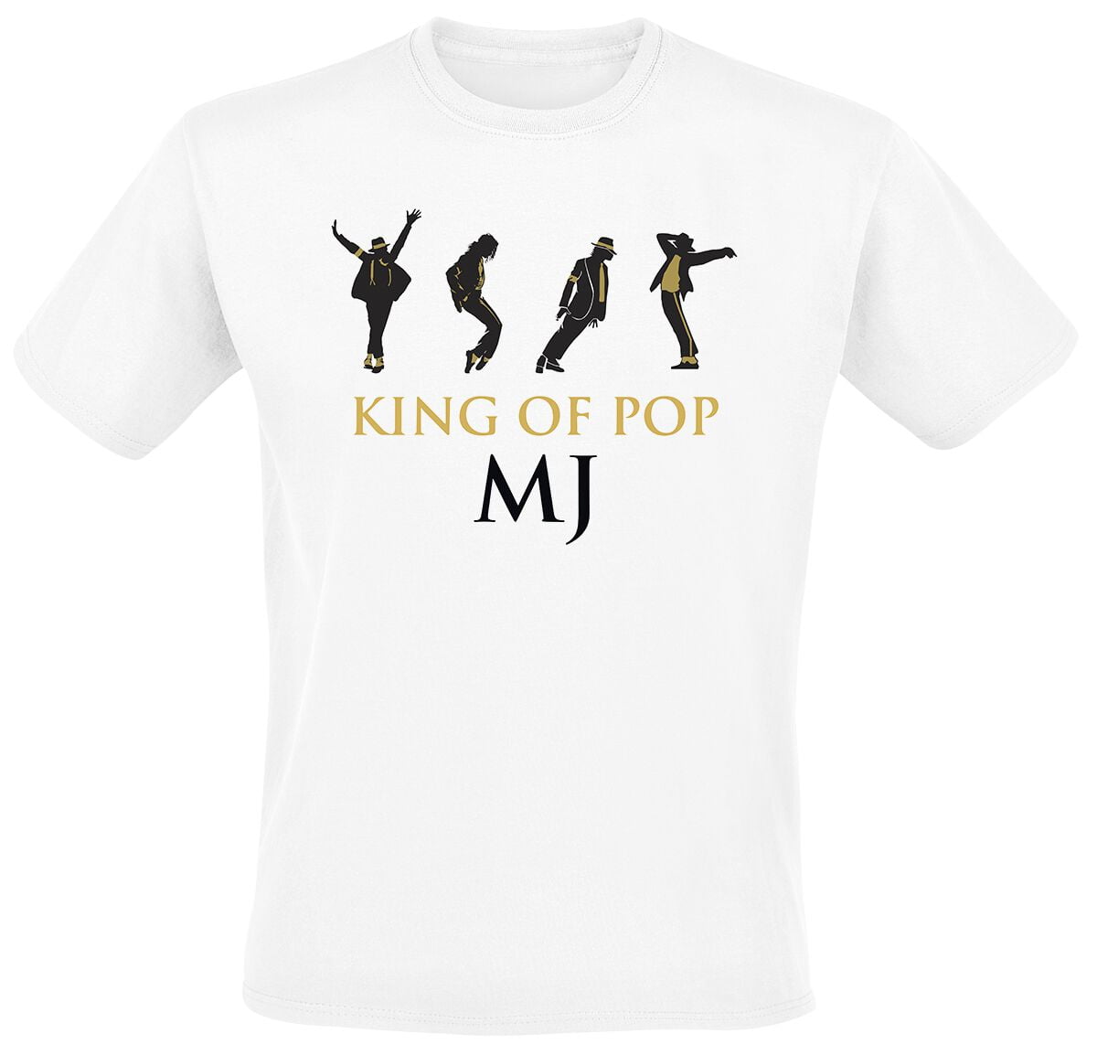 Michael Jackson T-Shirt - King Of Pop - M to XXL - for Men - white - 100% cotton T-Shirts Band Merchandise - Image 1