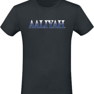 Aaliyah T-Shirt - Logo - S to 3XL - for Men - black - 100% cotton T-Shirts Band Merchandise
