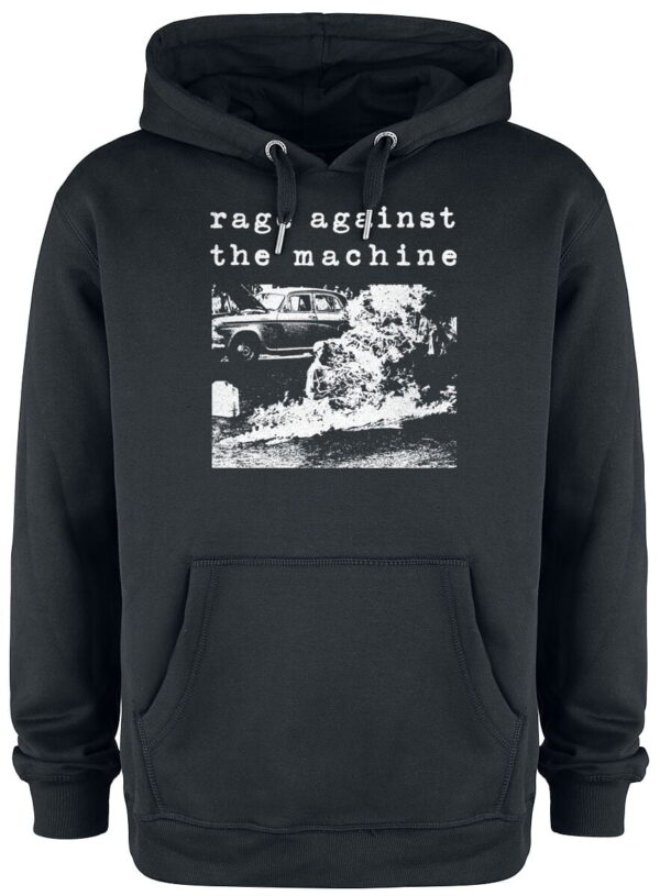 Rage Against The Machine Hooded sweater - Amplified Collection - Monk Fire - L to XXL - for Men - black - 70% cotton, 30% polyester Hooded sweaters & -jackets Band Merchandise - Image 1