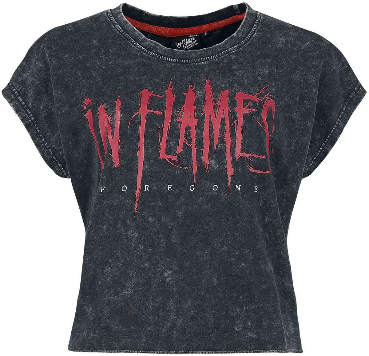 In Flames T-Shirt - EMP Signature Collection - XS to 3XL - for Women - grey - 100% cotton T-Shirts Band Merchandise - Image 1