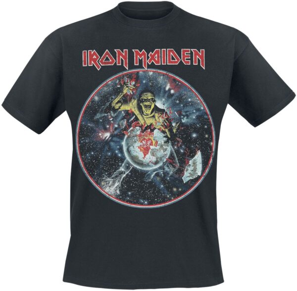 Iron Maiden T-Shirt - The Beast On The Run - World Peace Tour `83 - S to 4XL - for Men - black - 100% cotton T-Shirts Band Merchandise - Image 1