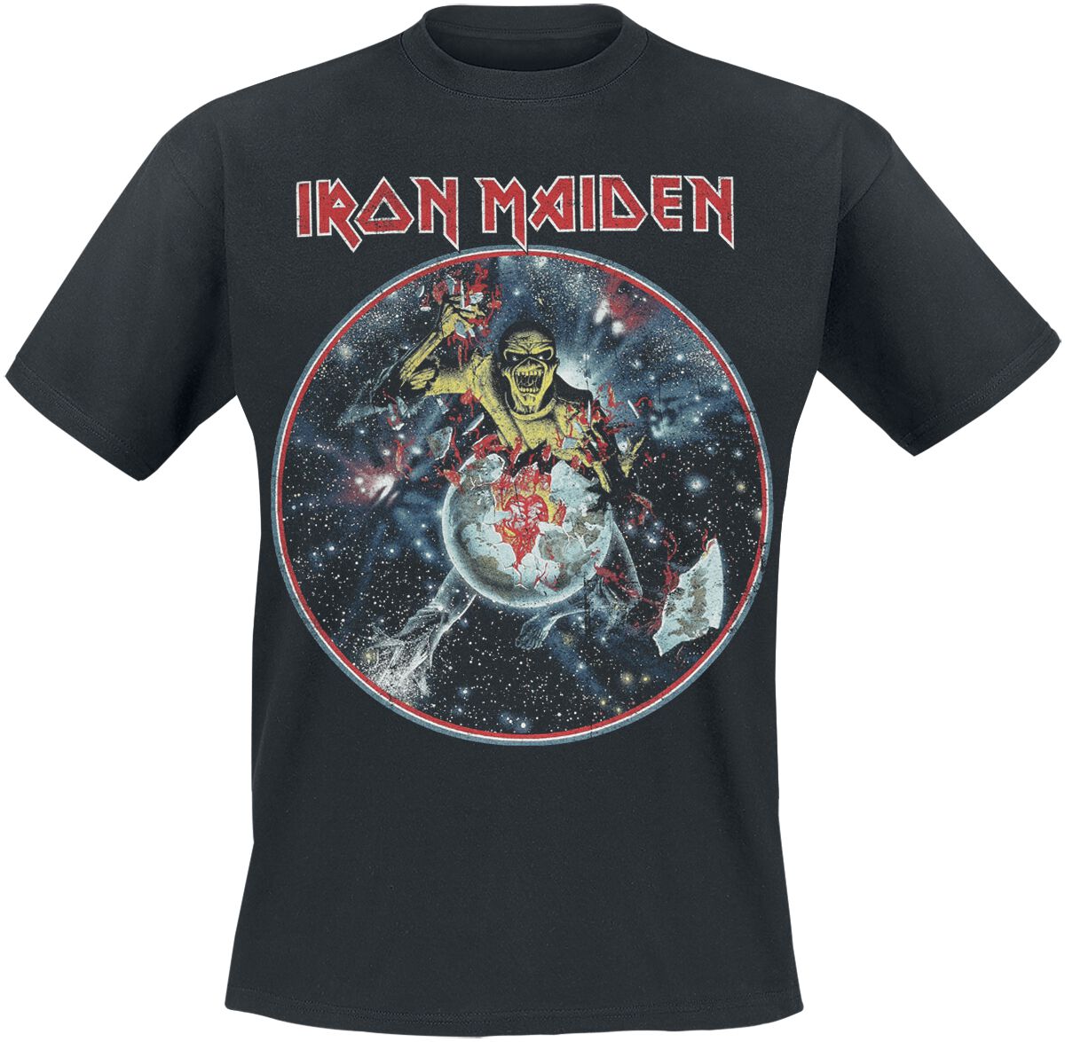 Iron Maiden T-Shirt - The Beast On The Run - World Peace Tour `83 - S to 4XL - for Men - black - 100% cotton T-Shirts Band Merchandise - Image 1