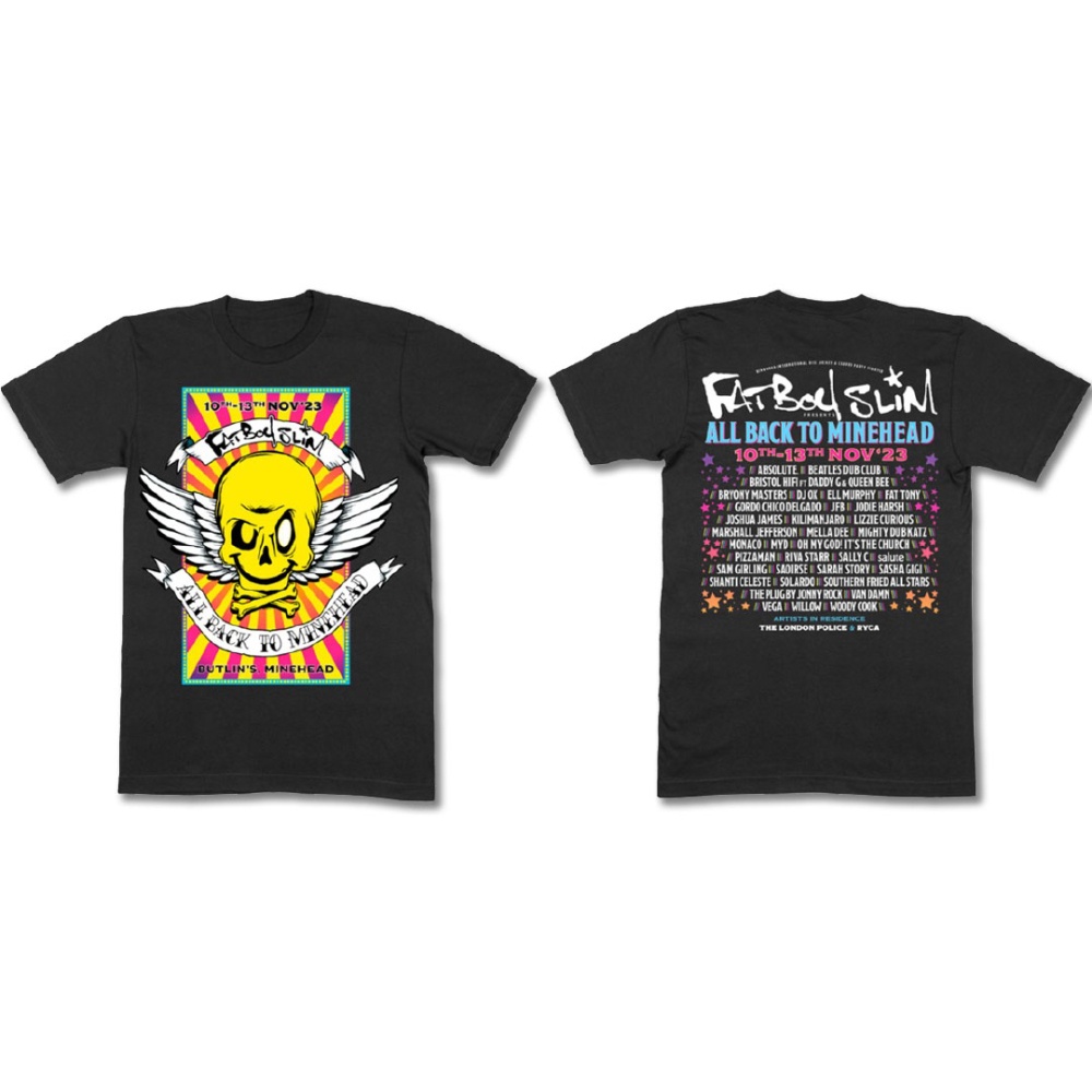Fatboy Slim - Black ABTM 2023 T-Shirt