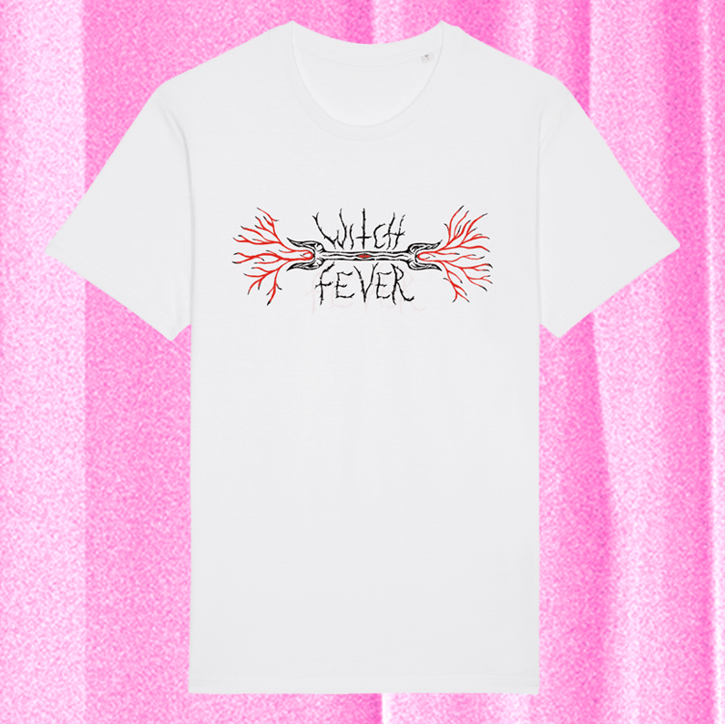 Witch Fever - Heretics Fork White T-Shirt - Image 1