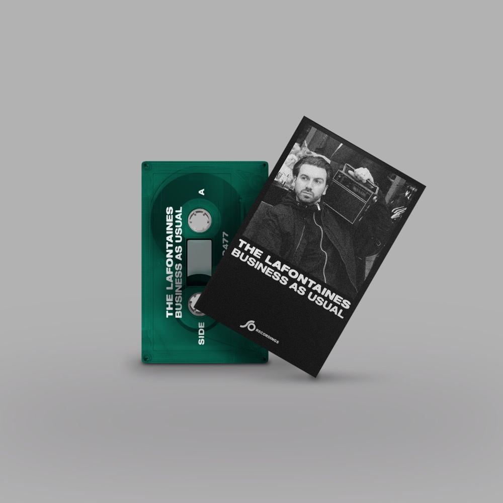 The LaFontaines - Business As Usual Green Cassette - Image 1