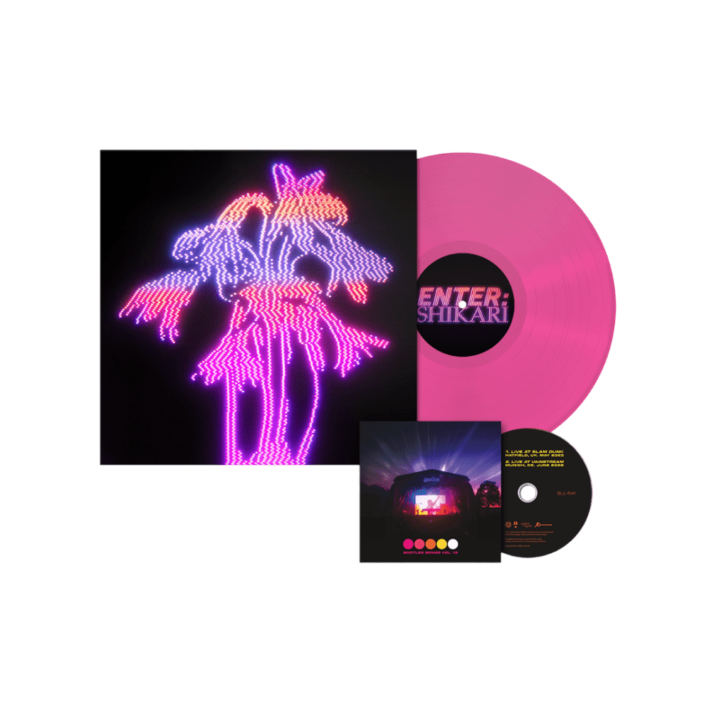 Enter Shikari - Dancing On The Frontline Transparent Neon Pink Vinyl + Blu-Ray Vinyl