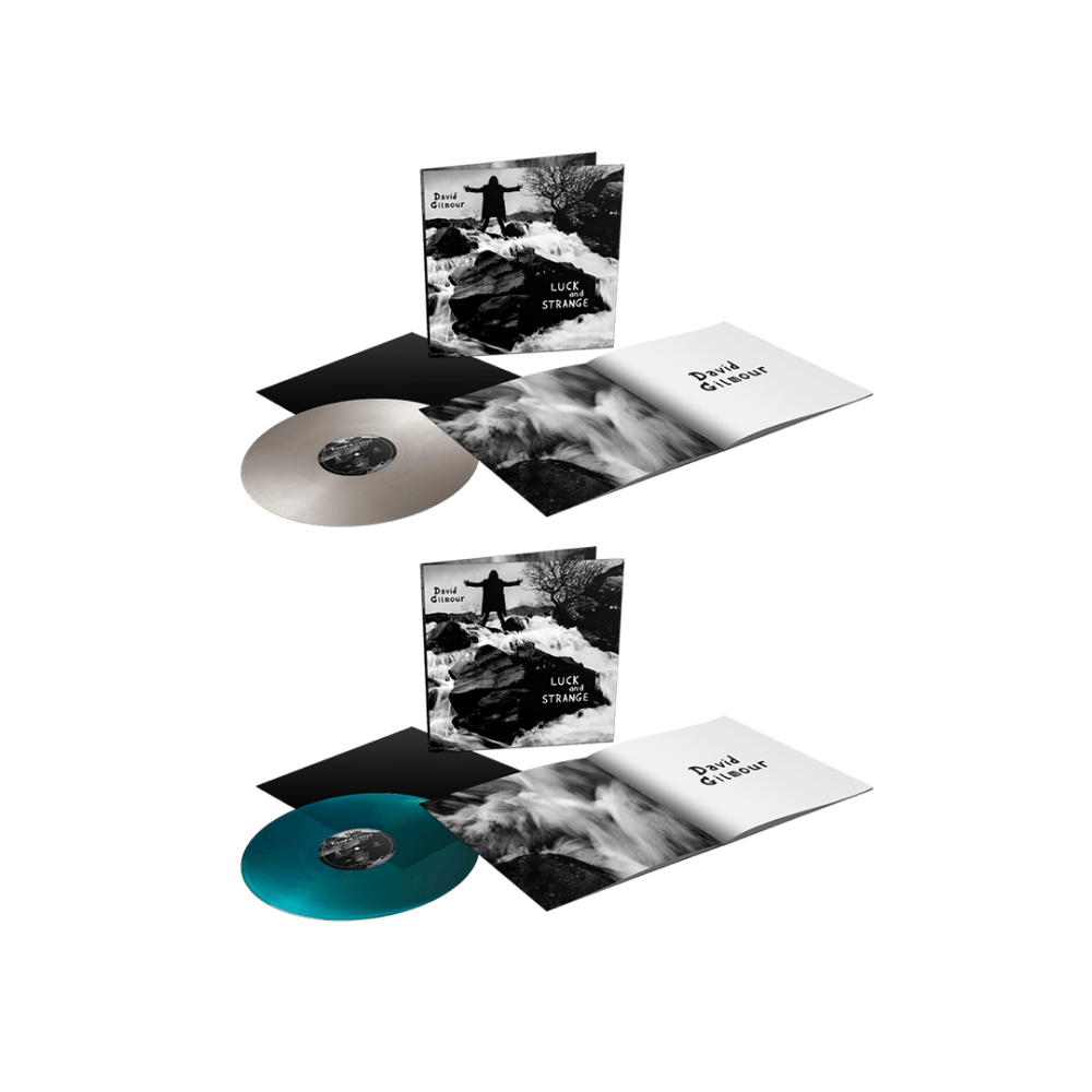 David Gilmour - Luck and Strange Silver-Translucent Sea Blue Vinyl
