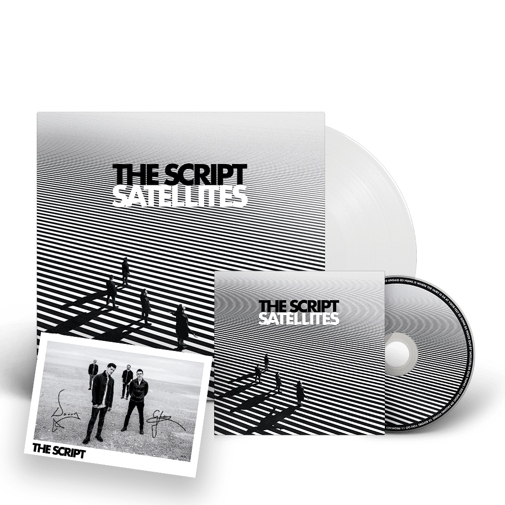 The Script - Satellites Digipak CD-White Vinyl - Image 1