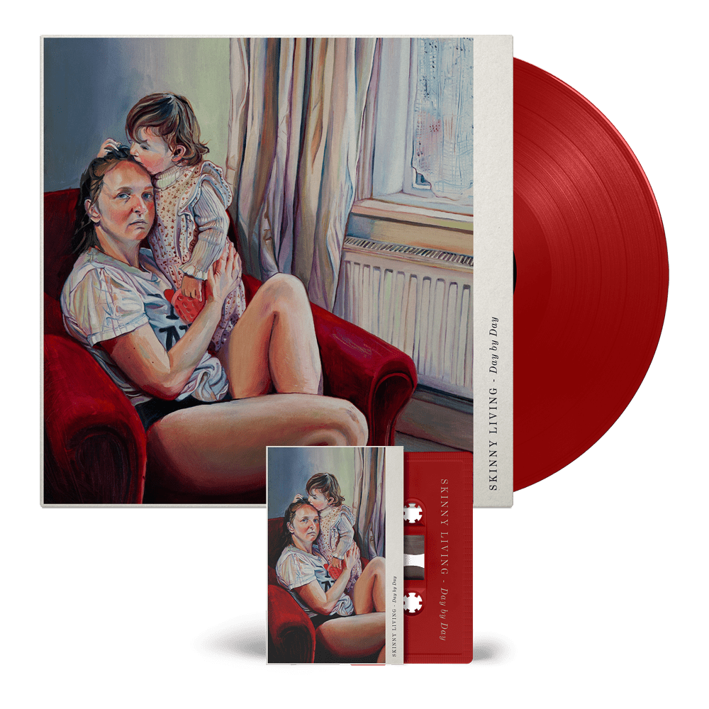 Skinny Living - Day By Day Signed Red-Vinyl & Red Cassette